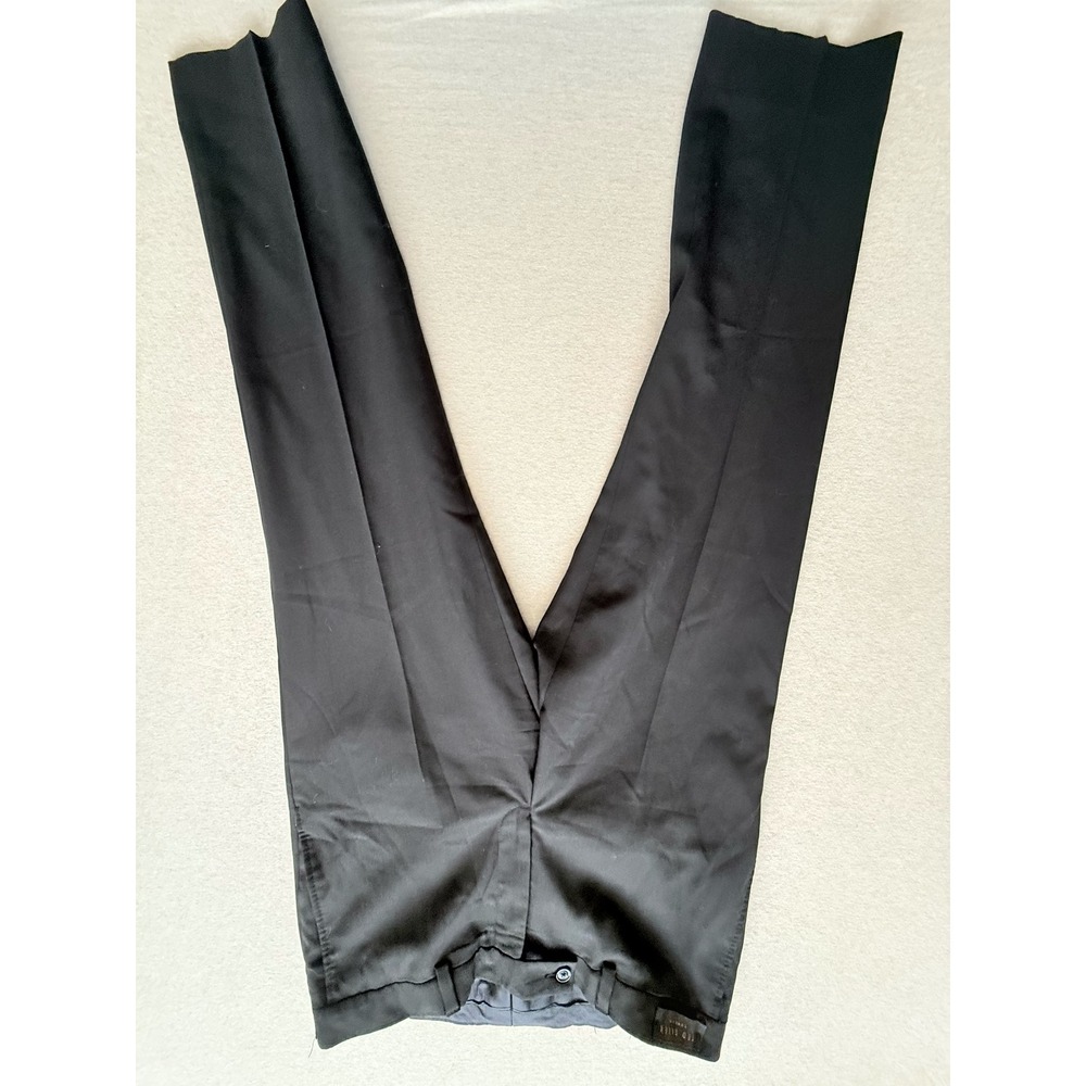 Ted Baker London Jefferson Black 100% Wool Dress Pants Mens 34R TB64256